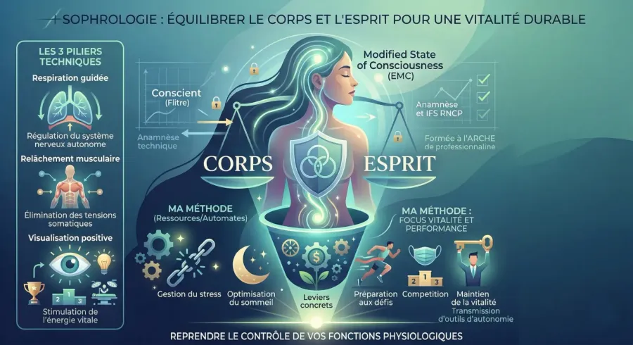Sophrologie : Équilibrer le corps et l'esprit pour une vitalité durable
