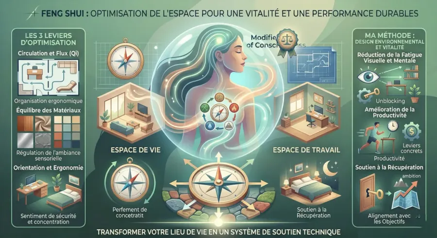 Feng Shui : Optimisation de l'espace pour une vitalité et une performance durables